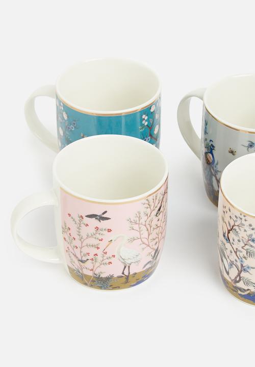 Excellent Houseware - Riora mug set of 4-multi
