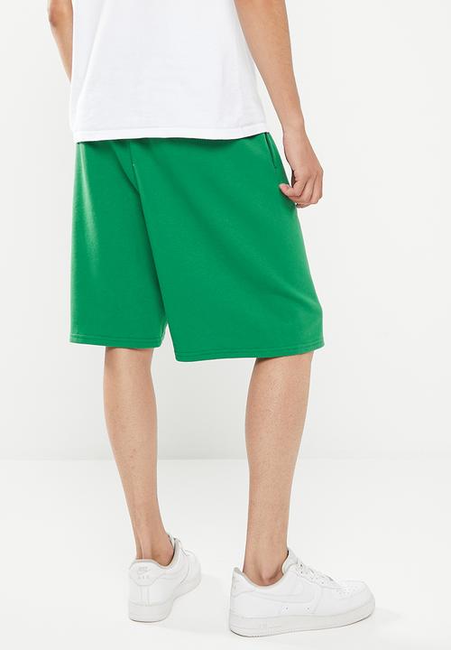 Aca Joe - Mens aca joe side logo fleece short - green