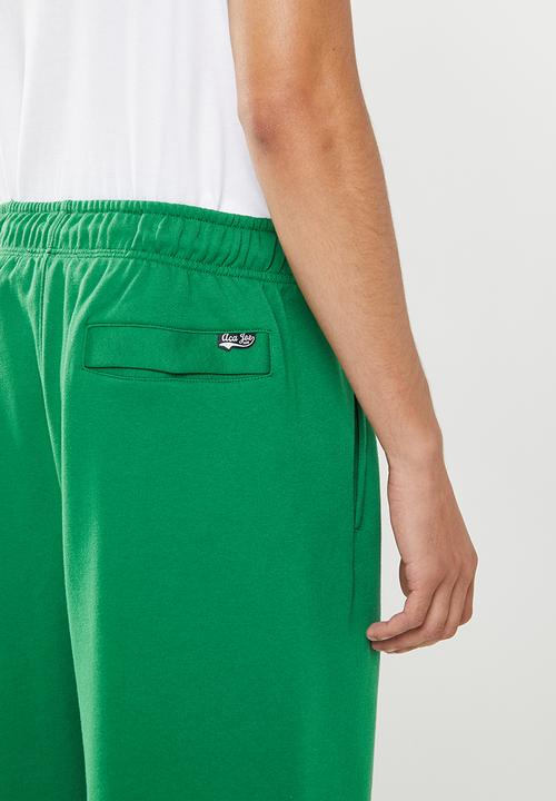 Aca Joe - Mens aca joe side logo fleece short - green