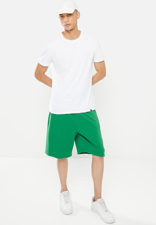 Aca Joe - Mens aca joe side logo fleece short - green