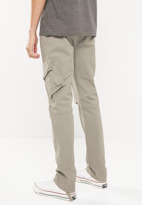 Aca Joe - Mens aca joe cargo pants - charcoal