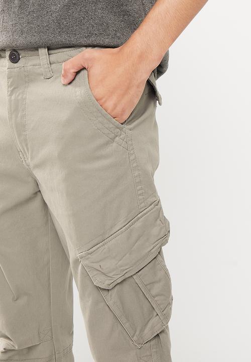 Aca Joe - Mens aca joe cargo pants - charcoal