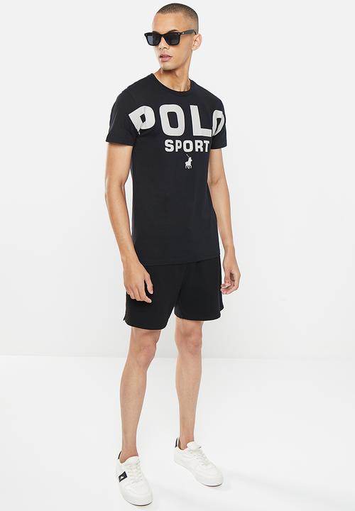 POLO - Men sport ole bold logo tee - black