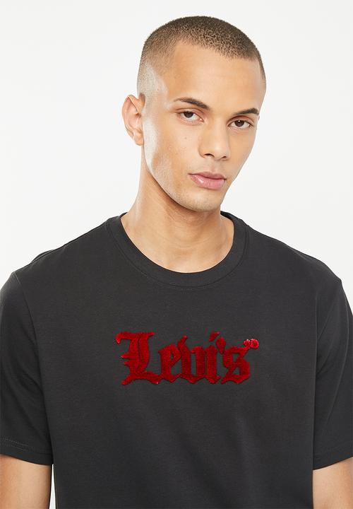 Levi’s® - Short sleeve relaxed fit tee - olde english caviar g