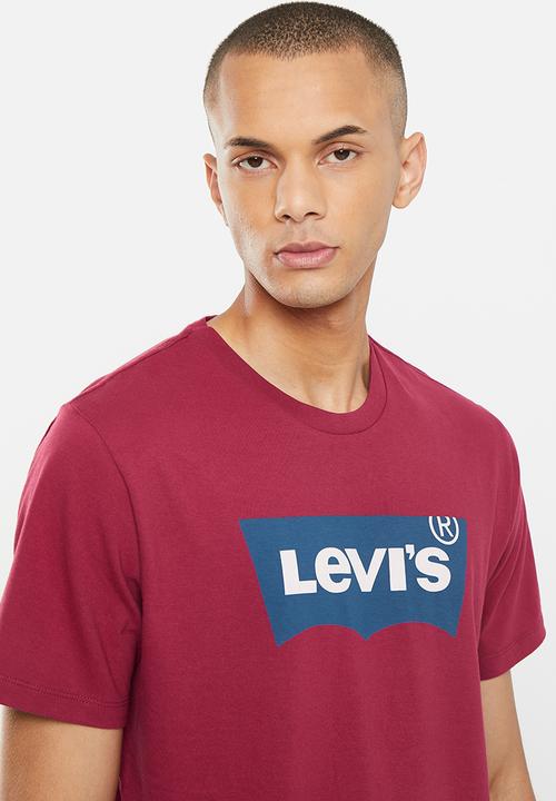 Levi’s® - Graphic crew neck tee - burgundy