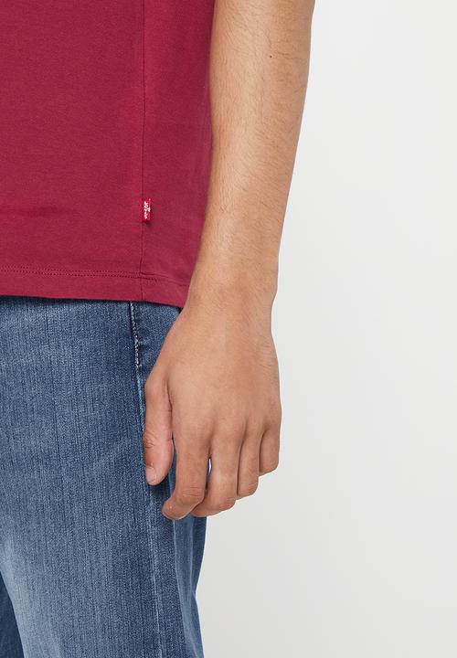 Levi’s® - Graphic crew neck tee - burgundy