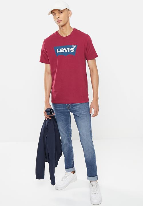 Levi’s® - Graphic crew neck tee - burgundy
