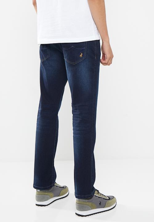POLO - Men pjc moscow straight leg denim - dark wash