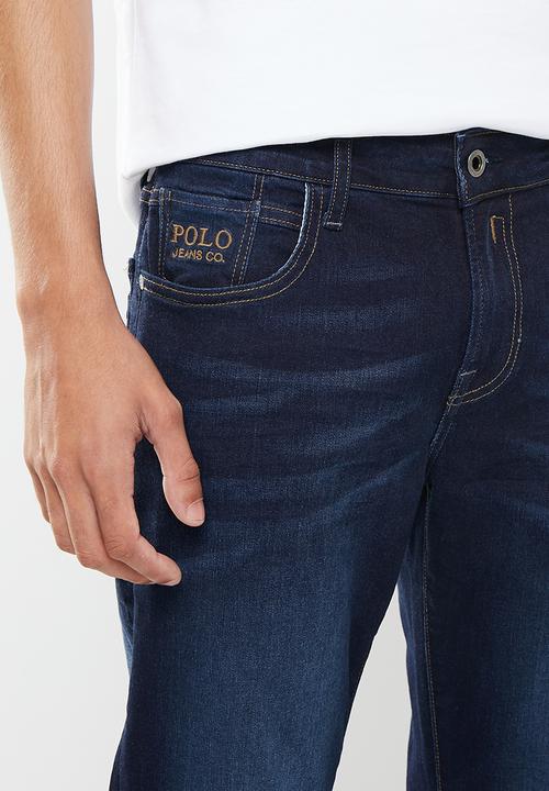 POLO - Men pjc moscow straight leg denim - dark wash