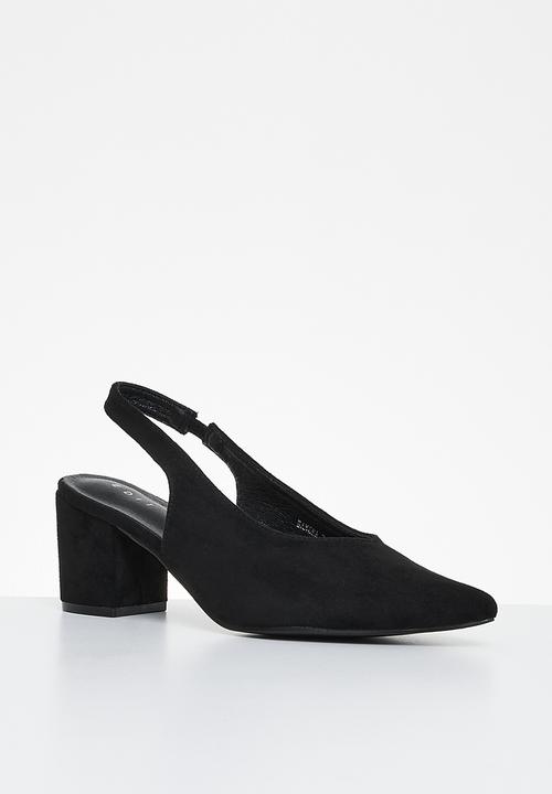 edit - Haneea slingback court - black