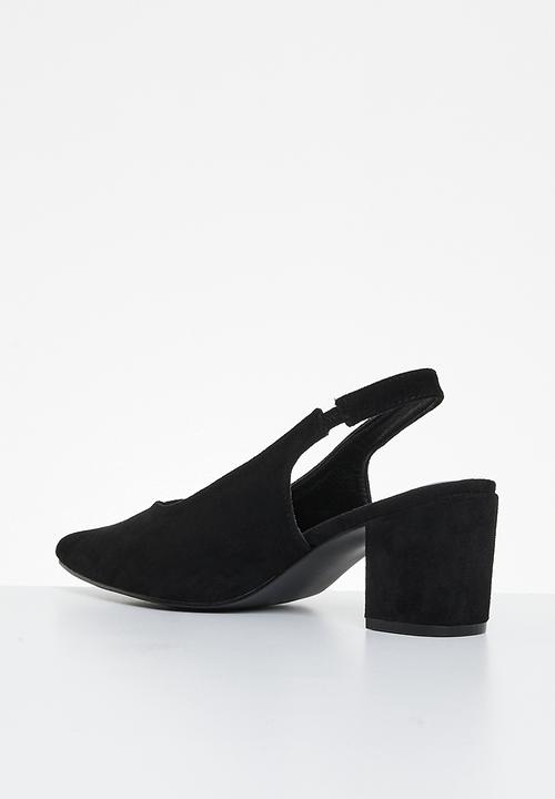 edit - Haneea slingback court - black