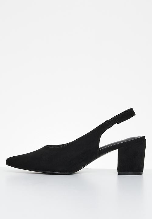 edit - Haneea slingback court - black