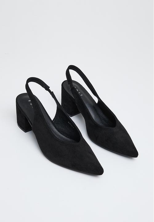 edit - Haneea slingback court - black