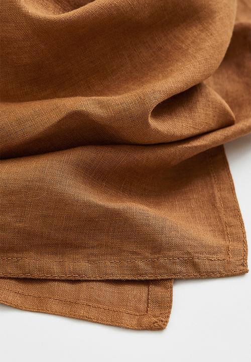H&M - 2-pack linen napkins - brown