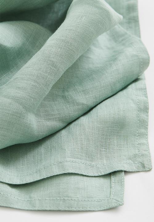 H&M - 2-pack linen napkins - turquoise