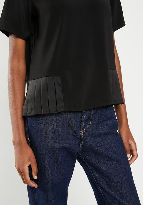 Vero Moda - Kira short sleeve top - black