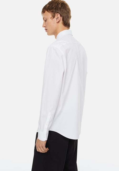 H&M - Regular fit cotton shirt - white