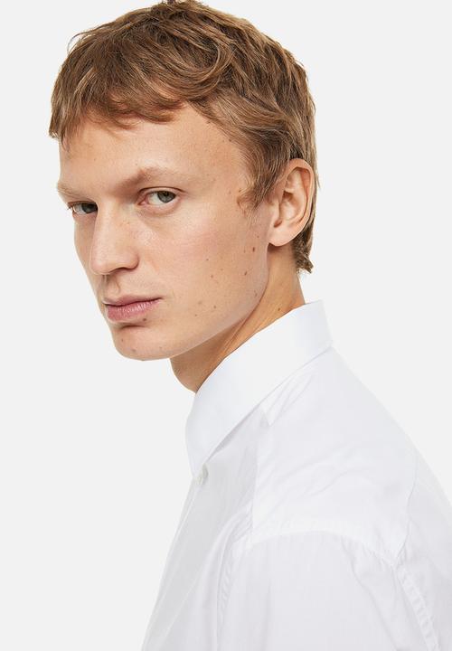 H&M - Regular fit cotton shirt - white