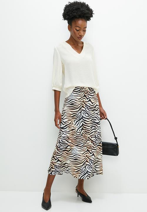 edit - Aline midi - light based zebra