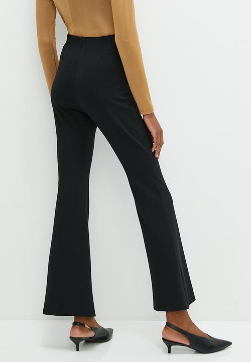 edit - Formal flare leg - black