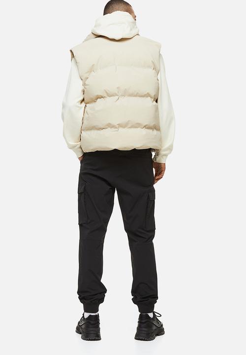 H&M - Nylon cargo joggers - black