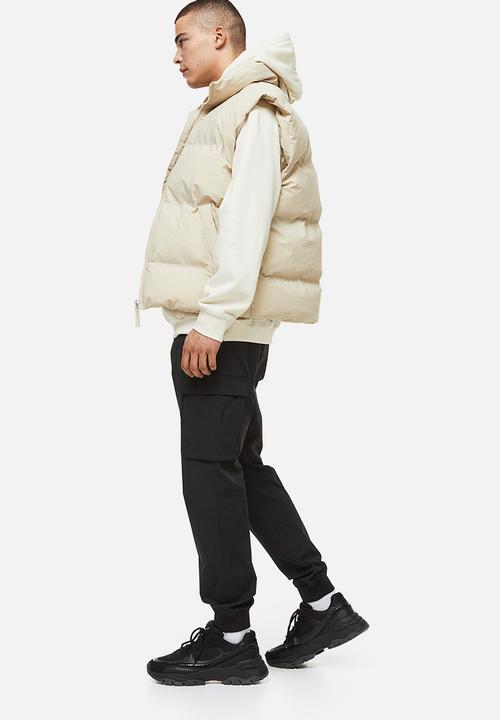H&M - Nylon cargo joggers - black