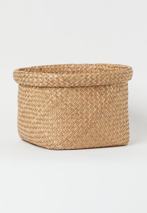 H&M - Large seagrass storage basket - beige