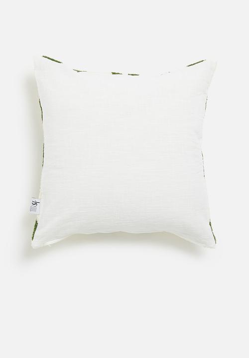 Sixth Floor - Mellow cushion cover- green