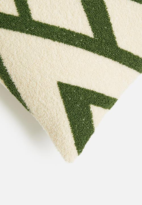 Sixth Floor - Mellow cushion cover- green