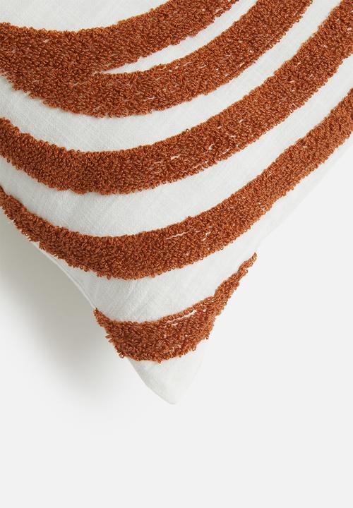 Sixth Floor - Maze cushion cover- rust