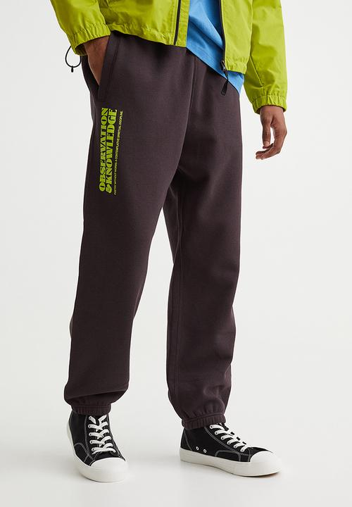 H&M - Relaxed fit sweatpants - dark brown