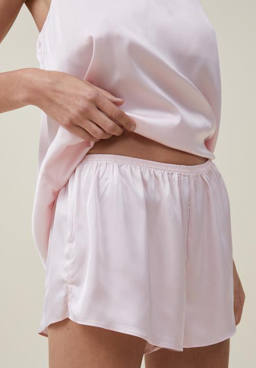 Cotton On - Body satin cami sleep set - primrose pink