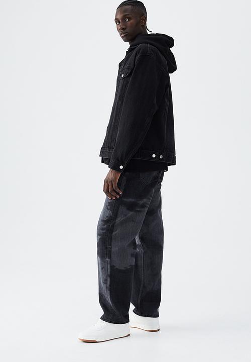 H&M - Loose jean - dark black