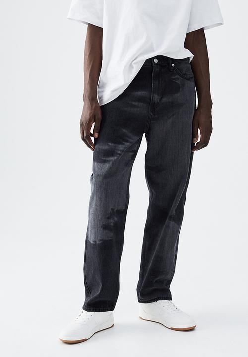 H&M - Loose jean - dark black