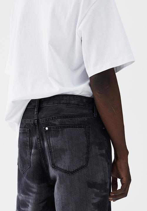 H&M - Loose jean - dark black