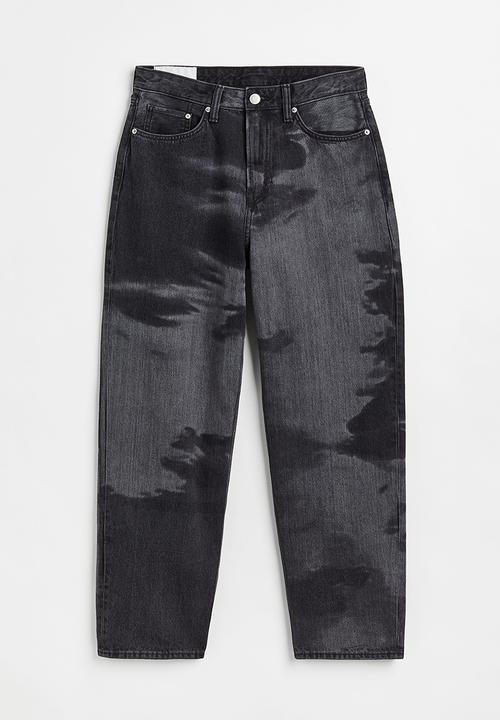 H&M - Loose jean - dark black