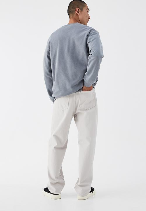 H&M - Loose jeans - light grey