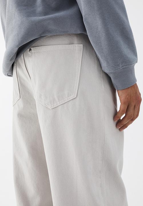 H&M - Loose jeans - light grey