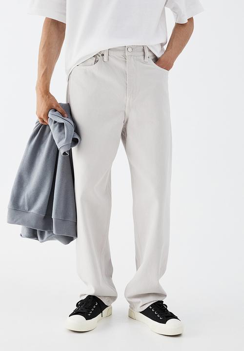H&M - Loose jeans - light grey