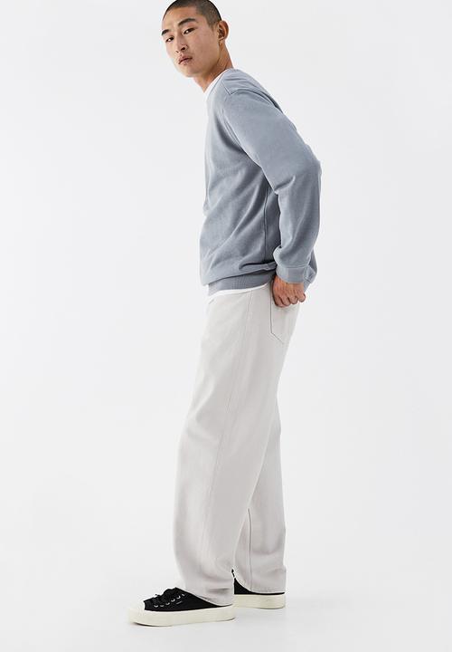 H&M - Loose jeans - light grey