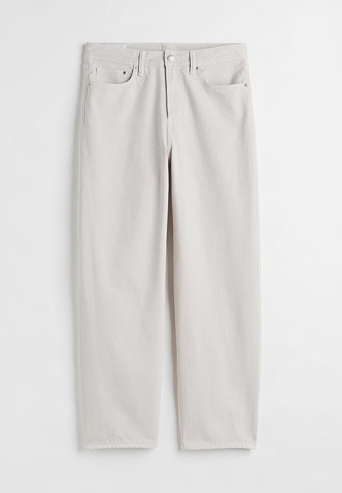 H&M - Loose jeans - light grey