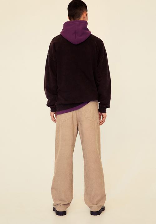 H&M - Loose fit corduroy trousers - beige