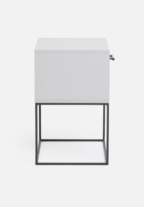 Blockhouse - Camden bedside table - dunblane grey