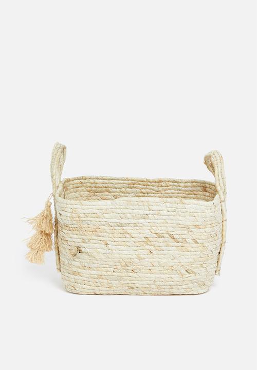 Storage Solutions - Straw basket- natural