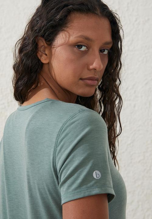 Cotton On - Gym T Shirt - sage leaf
