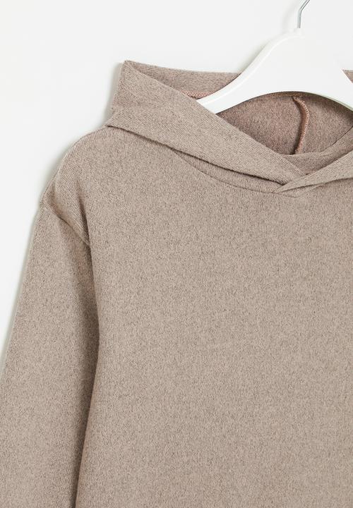 Superbalist - Girls soft touch hoodie - brown
