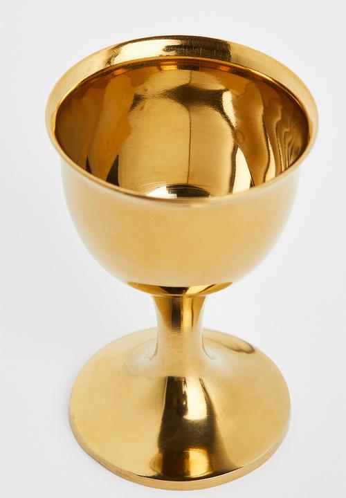 H&M - Metal egg cup - gold-coloured 