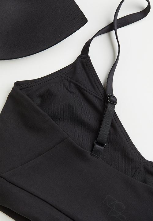 H&M - Light support sports bra in softmove™ - black