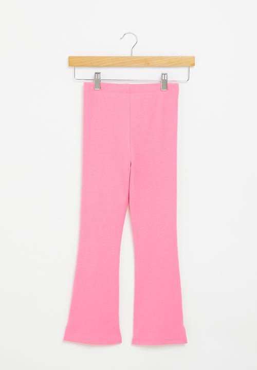 Superbalist - Flare rib legging - pink
