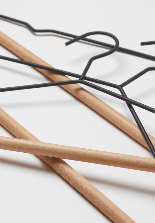 H&M - 3-pack clothes hangers - black